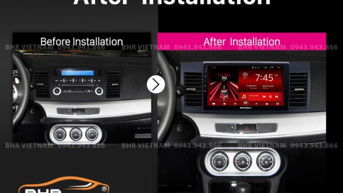 Màn hình DVD Android xe Mitsubishi Lancer 2008 - 2017 | Gotech GT8 Max